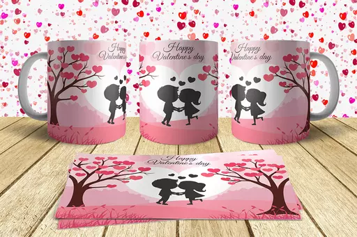 Personalised Romantic Valentine's Day Mug - Add Message