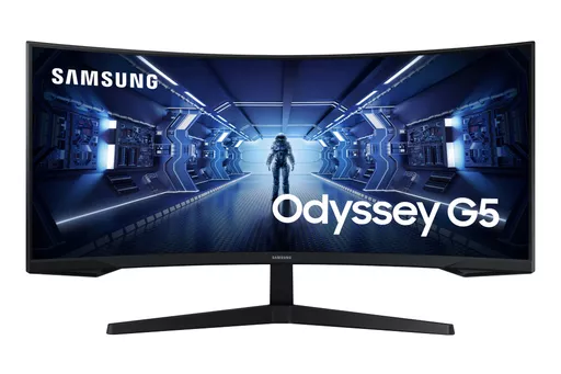 Samsung Odyssey G55T 86.4 cm (34") 3440 x 1440 pixels UltraWide Quad HD LED Black