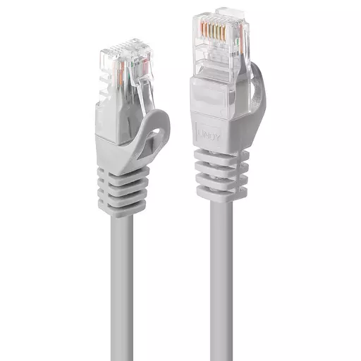 Lindy 7.5m Cat.5e U/UTP Cable, Grey