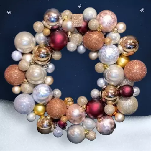 BAUBLE WREATH RING