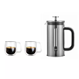 600ml Cafetiere With 2 Cups