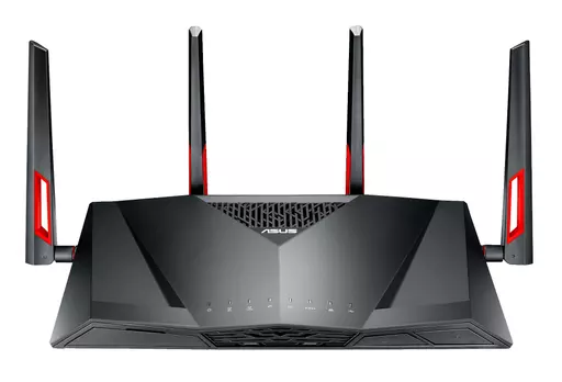 ASUS DSL-AC88U wireless router Gigabit Ethernet Dual-band (2.4 GHz / 5 GHz) Black