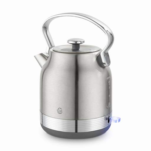 Swan Stainless Steel Retro Traditional Kettle Large