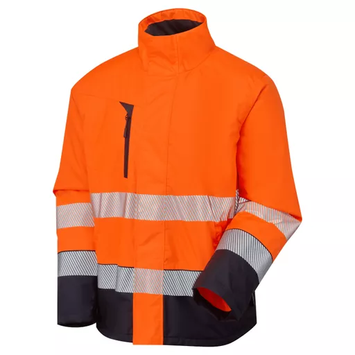 Essentials Hi-Vis Eco Orange/Navy Insulated Jacket