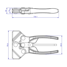 Toggle Pliers 50840 Drawing.png