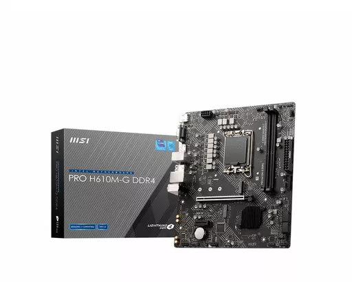 MSI PRO H610M-G DDR4 motherboard Intel H610 LGA 1700 micro ATX