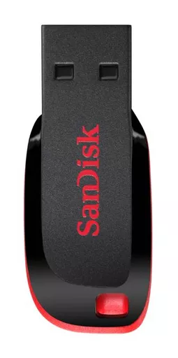 SanDisk Cruzer Blade USB flash drive 128 GB USB Type-A 2.0 Black, Red