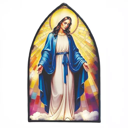 Metal Plaque with Light - Miraculous Lady