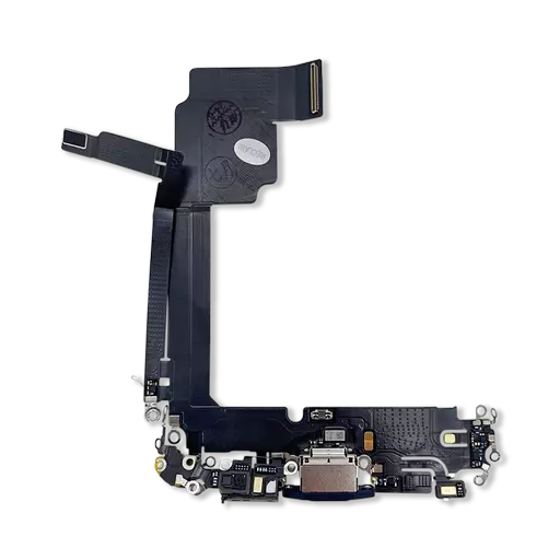 Charging Port Flex Cable (Black Titanium) (RECLAIMED) - For iPhone 15 Pro Max