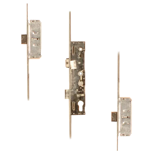 LOCKMASTER Lever Operated Latch & Deadbolt Single Spindle - 2 Dead Bolt