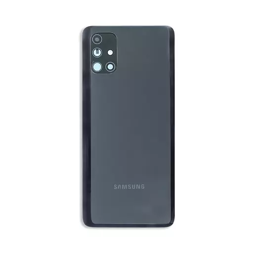 Back Cover w/ Camera Lens (Service Pack) (Mirage Black) - Galaxy M31s (M317)