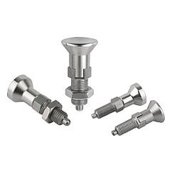 K0632 Indexing Plungers Stainless Steel Pin Not Hardened