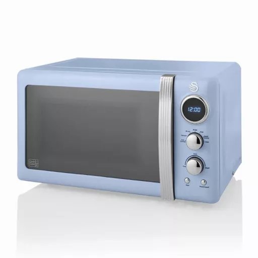 Swan Retro 20L 800W Digital LED Microwave