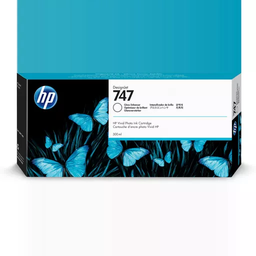 HP P2V87A/747 Ink cartridge Gloss-Enhancer 300ml for HP DesignJet Z 9+