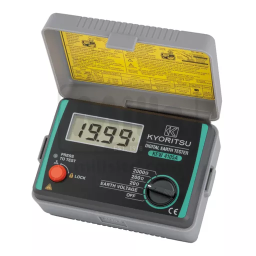 Kewtech 4105A Digital Earth Resistance Tester 0-1999Ohm 0-200V AC