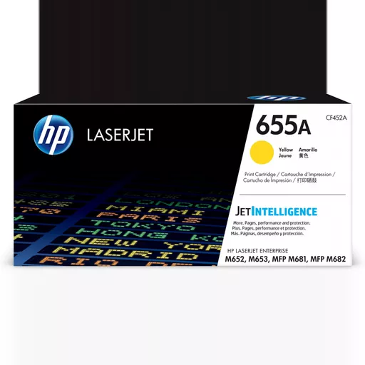 HP CF452A/655A Toner cartridge yellow, 10.5K pages ISO/IEC 19752 for HP LaserJet M 652/681