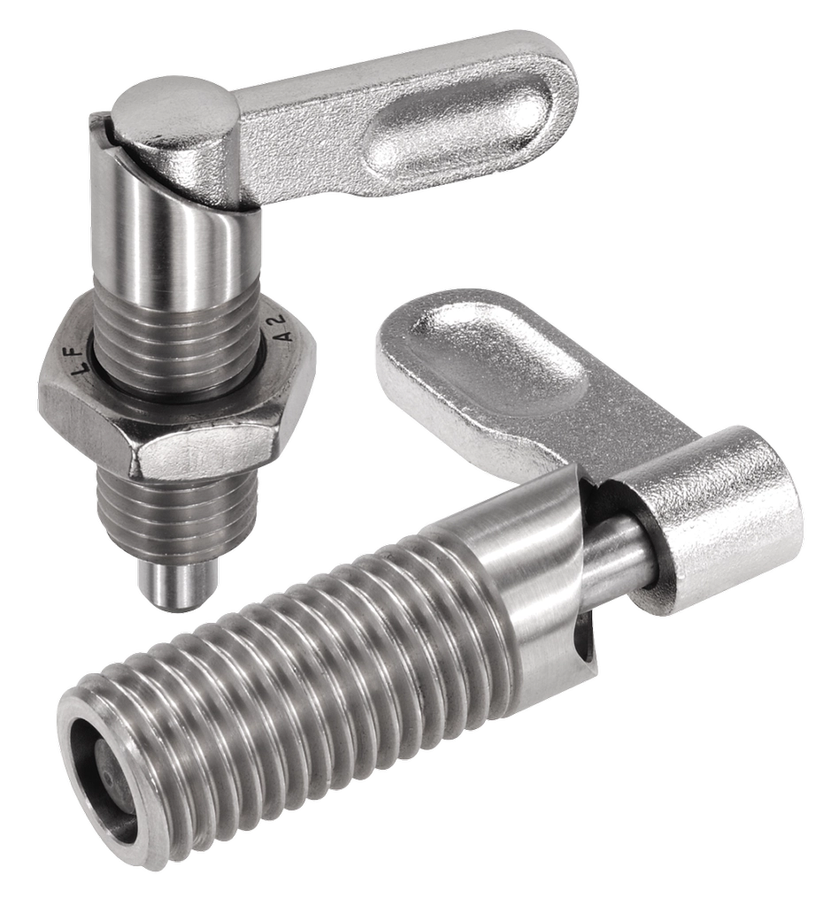 K0637 Inch - Cam Action Indexing Plungers In Stainless Steel
