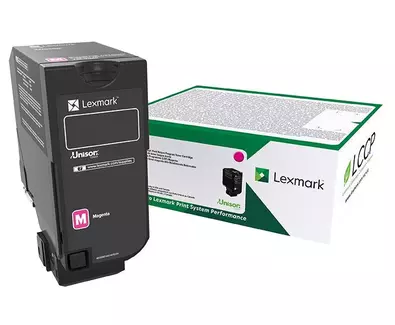 Lexmark 75B20M0 Toner-kit magenta return program, 10K pages ISO/IEC 19752 for Lexmark CS 727