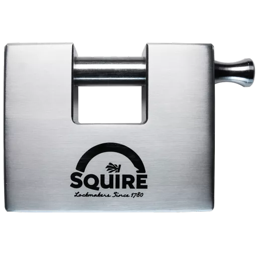 SQUIRE Stronghold ST75S Stainless Steel Container Sliding Shackle Padlock