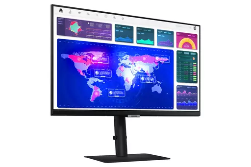 Samsung LS24A600UCUXXU computer monitor 61 cm (24") 2560 x 1440 pixels Quad HD Black