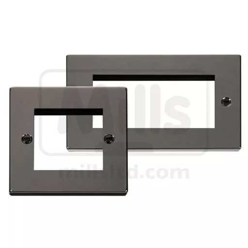 Click Metal Faceplate - Black Nickel