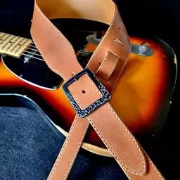 GS78 tan lava Pinegrove guitar strap165434.jpg