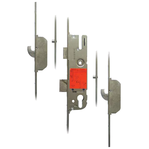 GU Europa Inboard Lever Operated Latch & Deadbolt Single Spindle - 2 Hook & 2 Roller