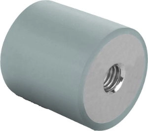 K1320 - Stainless Steel Rubber Impact Buffer Medium Hardness In Grey Size M4-M10