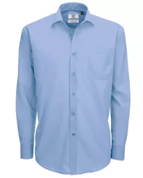 Men's Smart Long Sleeve Poplin Shirt
