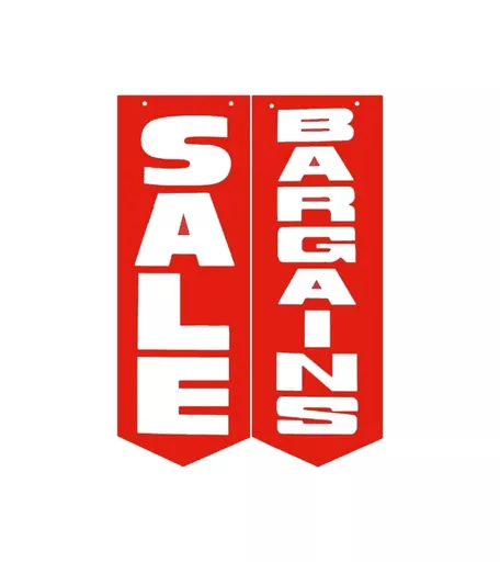 'Sale/Bargains' Hanging Sign - 760mm x 260mm