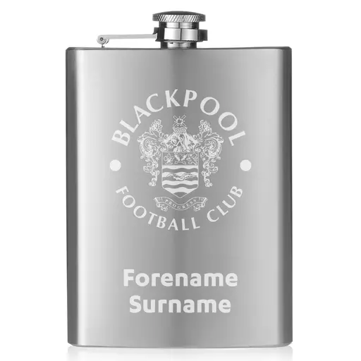Blackpool FC Crest Hip Flask