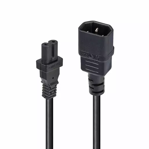 Lindy 1m IEC C14 to IEC C7 (Figure 8) Power Cable