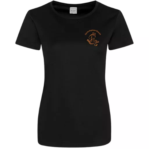 GordoExplorerScouts_WomensSmoothT-ShirtJC025_JetBlack_Front.png