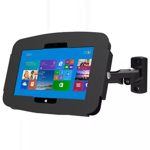 Compulocks Surface Pro 3-7 Space Enclosure Swing Wall Mount Black