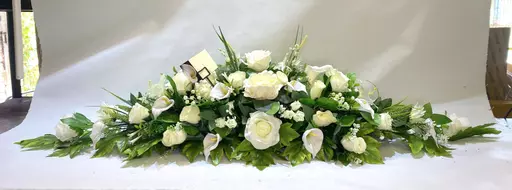 Coffin Spray / Casket topper - Funeral Tribute - any size and colour