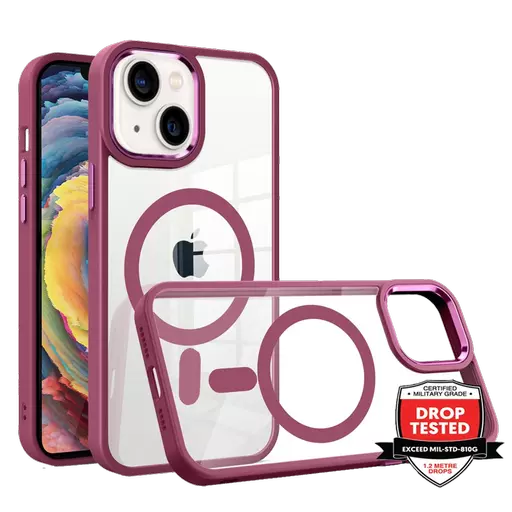 ProMag Metallic for iPhone 13 - Berry
