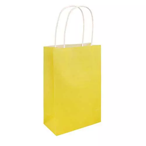 Yellow Paper Party Bag - Pack of 48