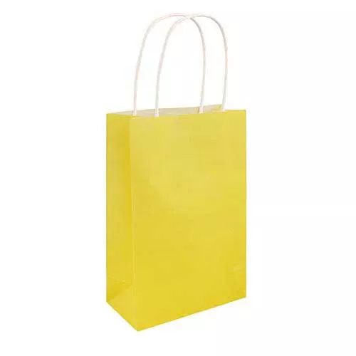 Yellow Paper Party Bag - Pack of 48