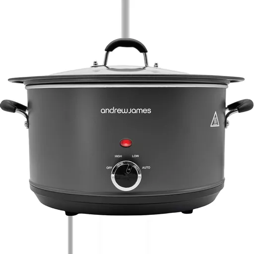 Premium Slow Cooker 6.5L Grey