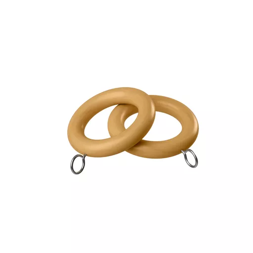 28mm Woodland Rings Pk 100 Natural Oak