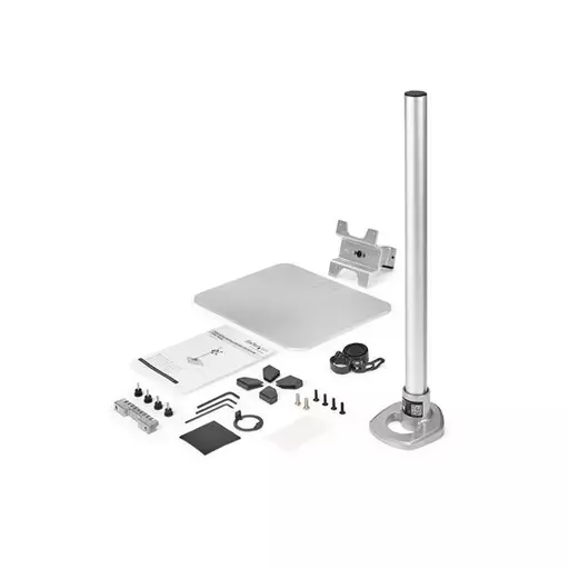 StarTech.com Single Monitor Stand - Adjustable - Steel - Silver