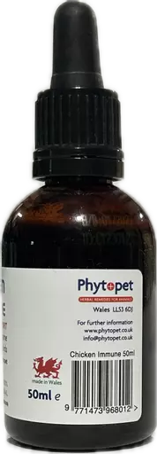 phytopet chicken immune dropper bottle 50ml side