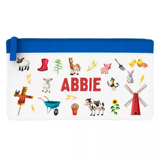 Farm Personalised Pencil Case