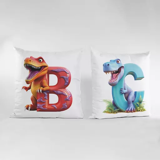 enter the dino world with personalised name cushion.jpg