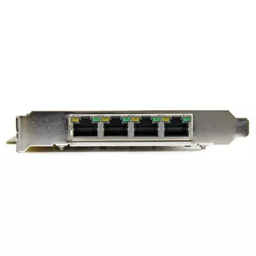 StarTech.com 4 Port Gigabit Power over Ethernet PCIe Network Card - PSE / PoE PCI Express NIC