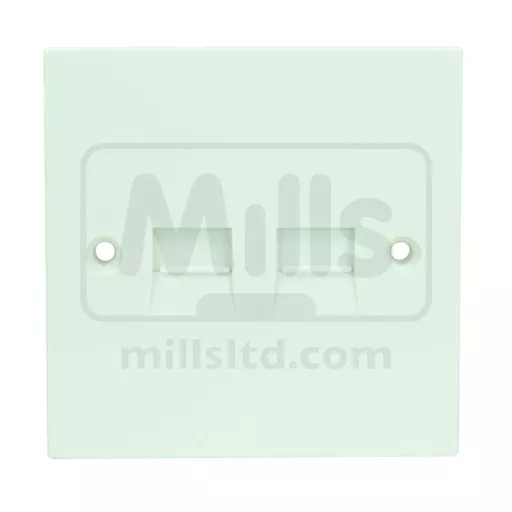 Fusion LJU 4/2A PABX Double Outlet Flush Mount