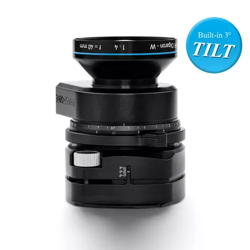 Phase One XT HR Digaron-W 40mm f/4 Tilt lens in X-Shutter
