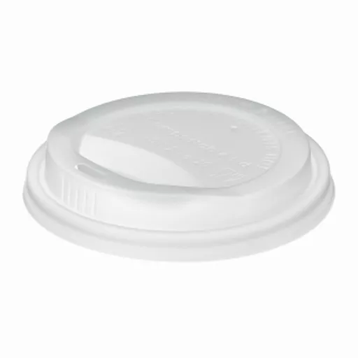 10/12/16OZ WHITE CPLA HOT CUP SIP LID - (1X1000)