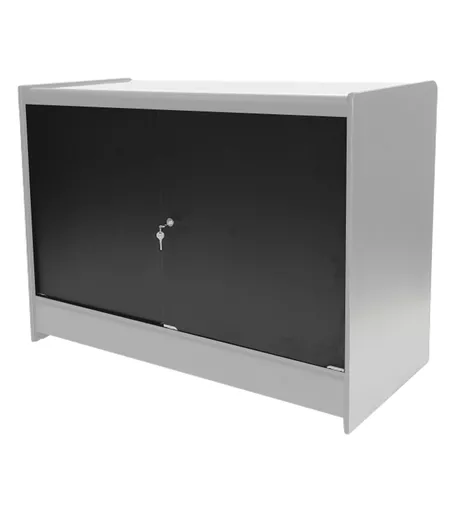 Black Sliding Door for 1200mm Black Full Glass Display Counter