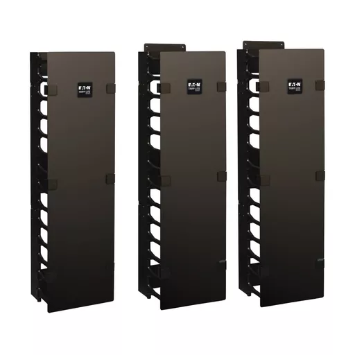 Tripp Lite SRCABLEVRT6 SmartRack 6-in. (15.24 cm) Wide High Capacity Vertical Cable Manager - Double finger duct with cover